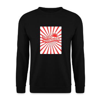 Retro summer - Unisex Pullover - Schwarz - Vorne - Alina (178cm) & Michal (187cm)