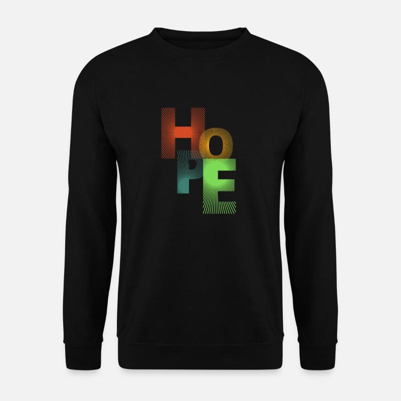 Hope - Unisex Pullover - Schwarz
