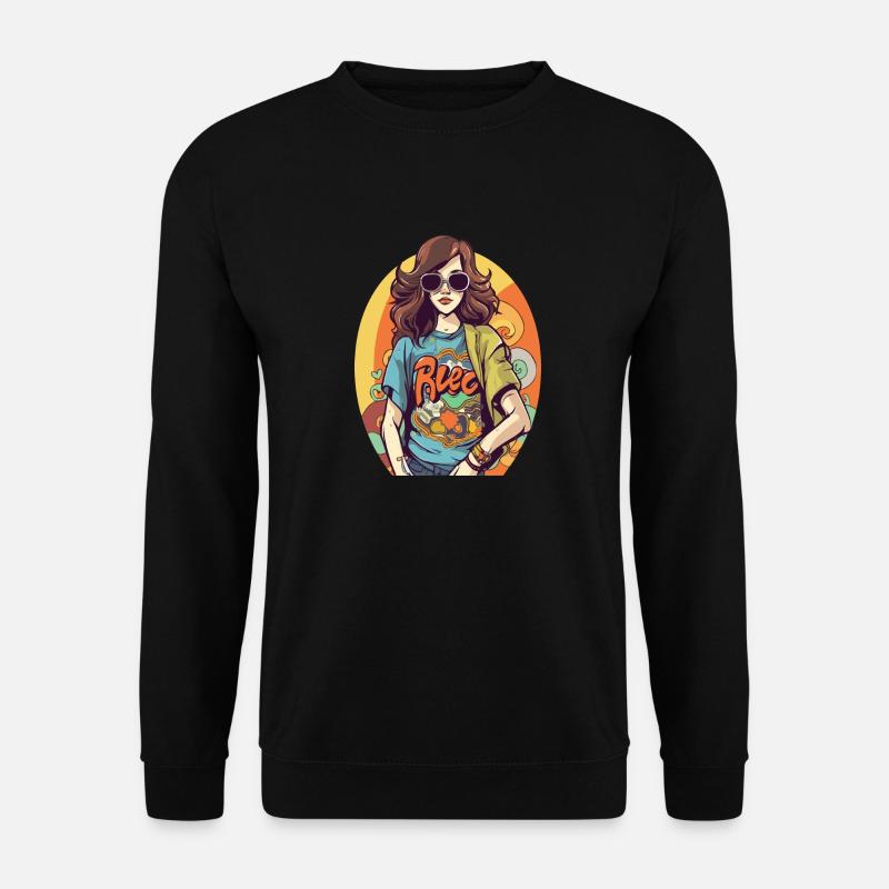 Helen Hippie - Unisex Pullover - Schwarz
