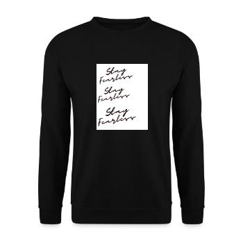 sommer hot - Unisex Pullover - Schwarz - Vorne - Alina (178cm) & Michal (187cm)