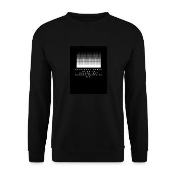 Paradise in perspective - Unisex Sweatshirt - black - Front - Alina (178cm) & Michal (187cm)