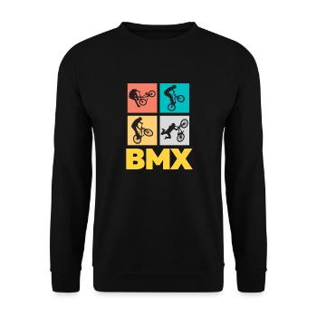 BMX - Ultimate Bike/Biker Design - Sweat-shirt Unisexe - noir - Devant - Alina (178cm) & Michal (187cm)