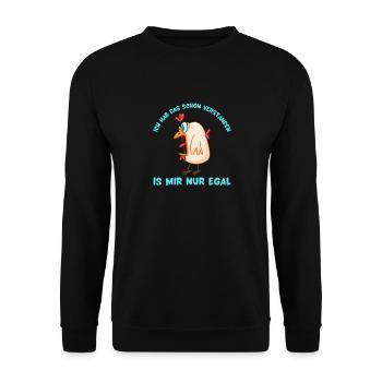 Je comprends déjà que - Sweat-shirt Unisexe - noir - Devant - Alina (178cm) & Michal (187cm)
