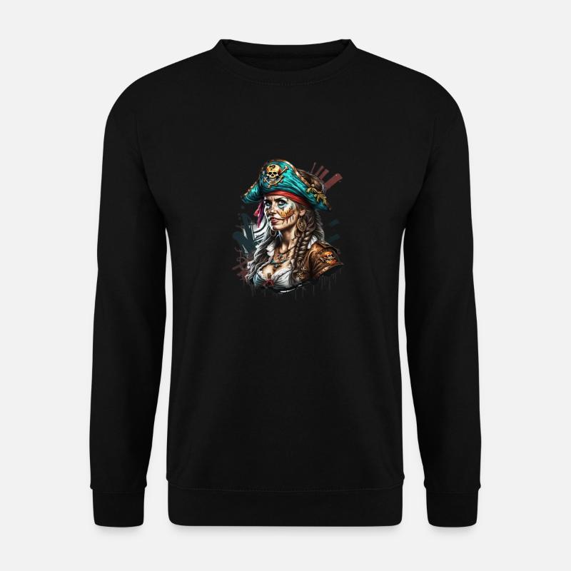 Piratinn - Unisex Pullover - Schwarz