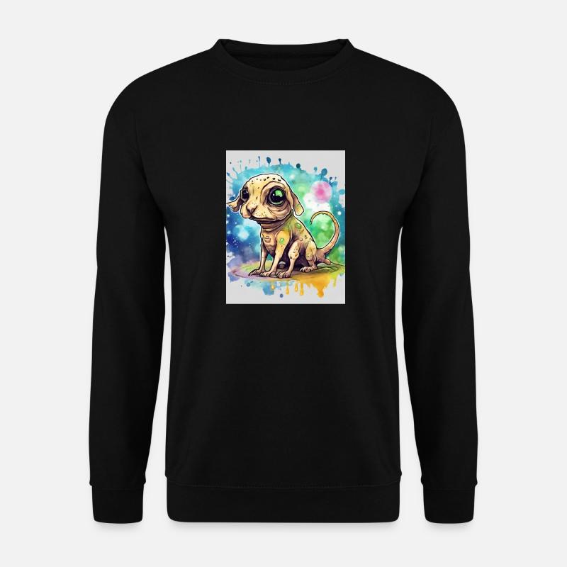 Außerirdisches Haustier - Dein kosmischer Begleite - Unisex Pullover - Schwarz