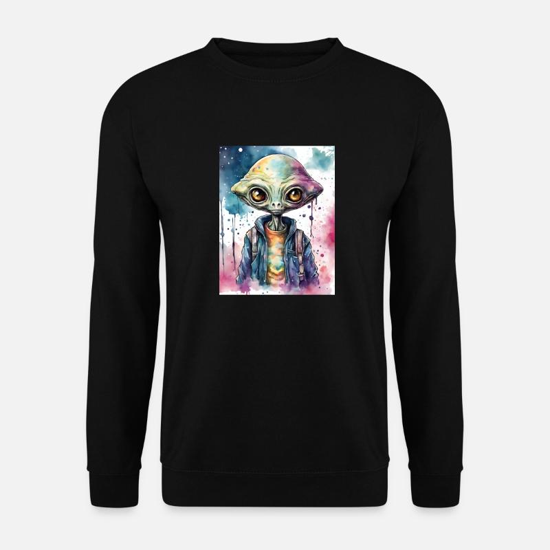 Außerirdische Vielfalt - Unser Alien-T-Shirt - Unisex Pullover - Schwarz