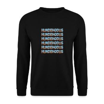 haustier geburtstag hundefreund - Unisex Pullover - Schwarz - Vorne - Alina (178cm) & Michal (187cm)