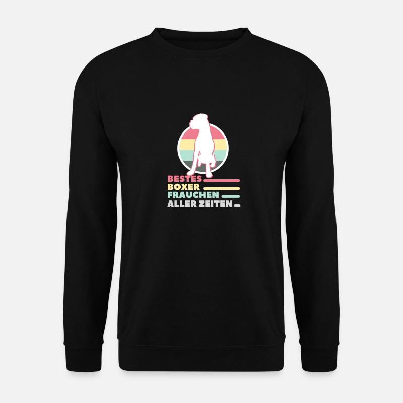 Bestes boxer Frauchen 1 - Unisex Pullover - Schwarz
