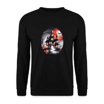 Halloween - Sweat-shirt Unisexe - noir - Devant - Alina (178cm) & Michal (187cm)