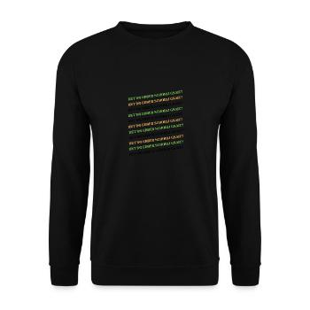 schorli grün - Unisex Pullover - Schwarz - Vorne - Alina (178cm) & Michal (187cm)