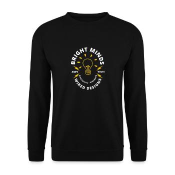 Electrical Engineering Student Motivational Quote - Unisex Sweatshirt - black - Front - Alina (178cm) & Michal (187cm)