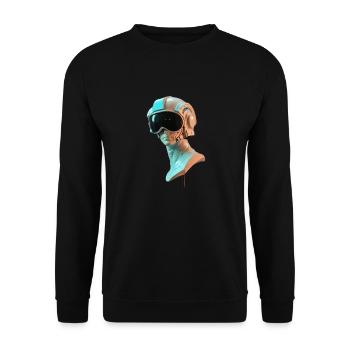 Verschieden - Unisex Pullover - Schwarz - Vorne - Alina (178cm) & Michal (187cm)