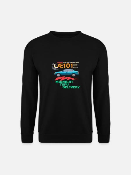 Mitternachts-Tofu-Lieferung - Unisex Pullover - Schwarz