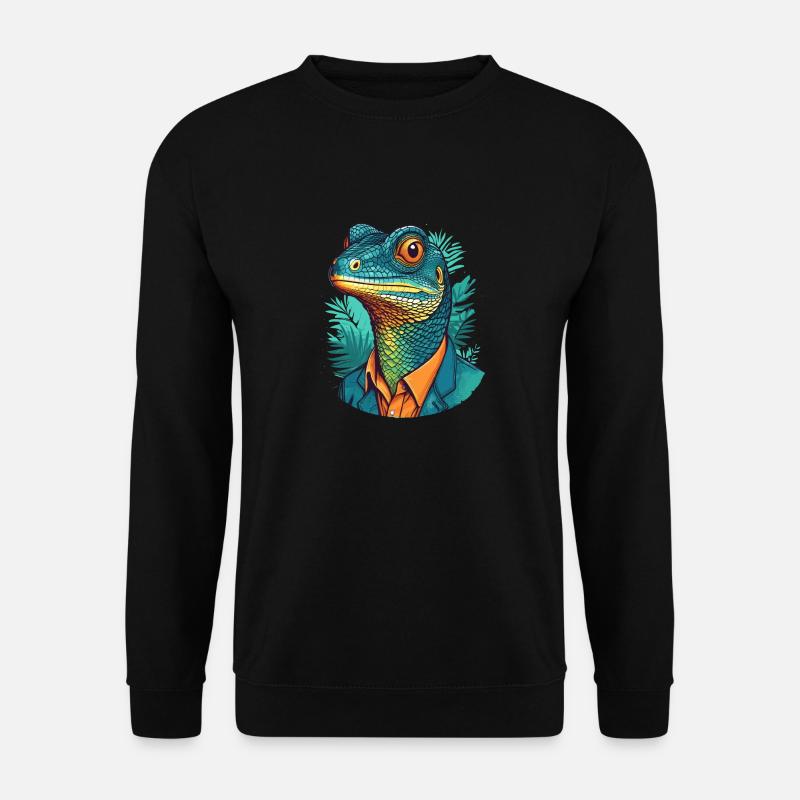 Monitor Lizard - Unisex Sweatshirt - black
