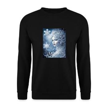 Kalte Schönheit - Unisex Pullover - Schwarz - Vorne - Alina (178cm) & Michal (187cm)