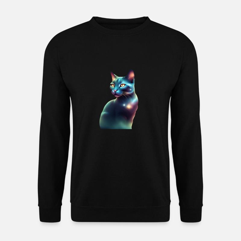 Fantastische Katze - Unisex Pullover - Schwarz