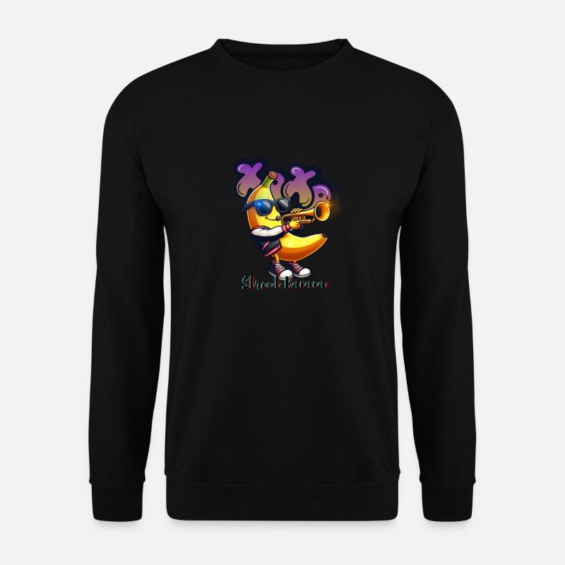 STRASSEN-BANANE - Unisex Pullover - Schwarz