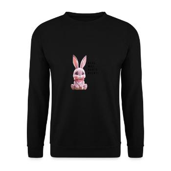 Heute nicht! - Unisex Pullover - Schwarz - Vorne - Alina (178cm) & Michal (187cm)