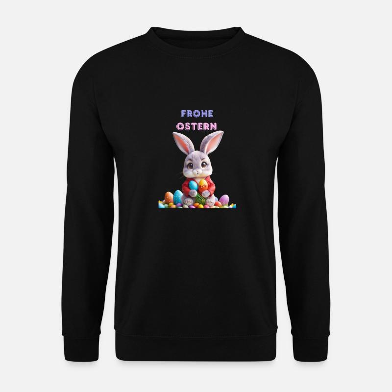 Frohe Ostern - Unisex Pullover - Schwarz