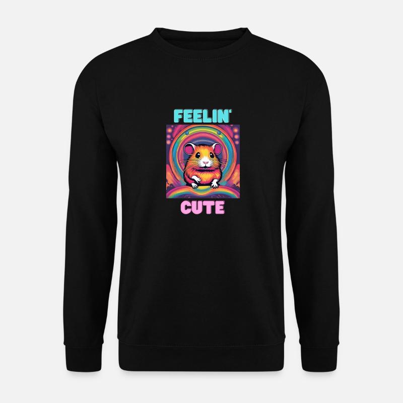 Feeling Cute - Unisex Pullover - Schwarz