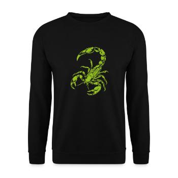 Scorpion - Sweat-shirt Unisexe - noir - Devant - Alina (178cm) & Michal (187cm)