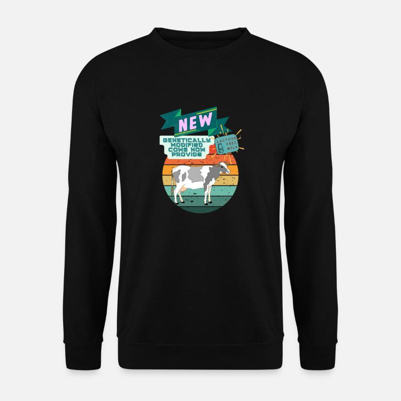 gentechnisch veränderte Kühe - Unisex Pullover - Schwarz
