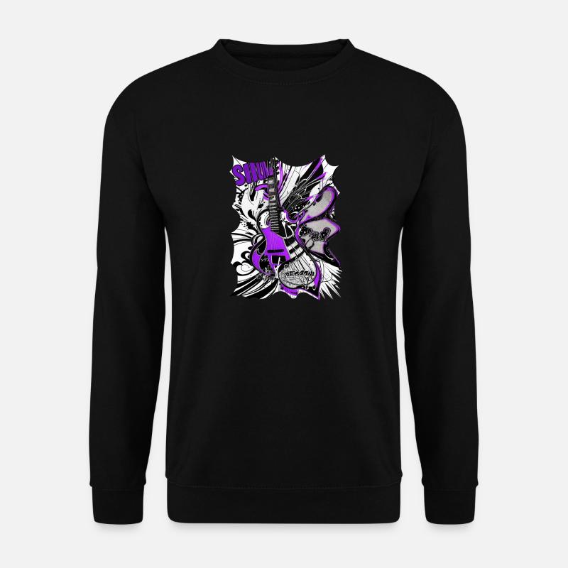 my music mix - Unisex Pullover - Schwarz