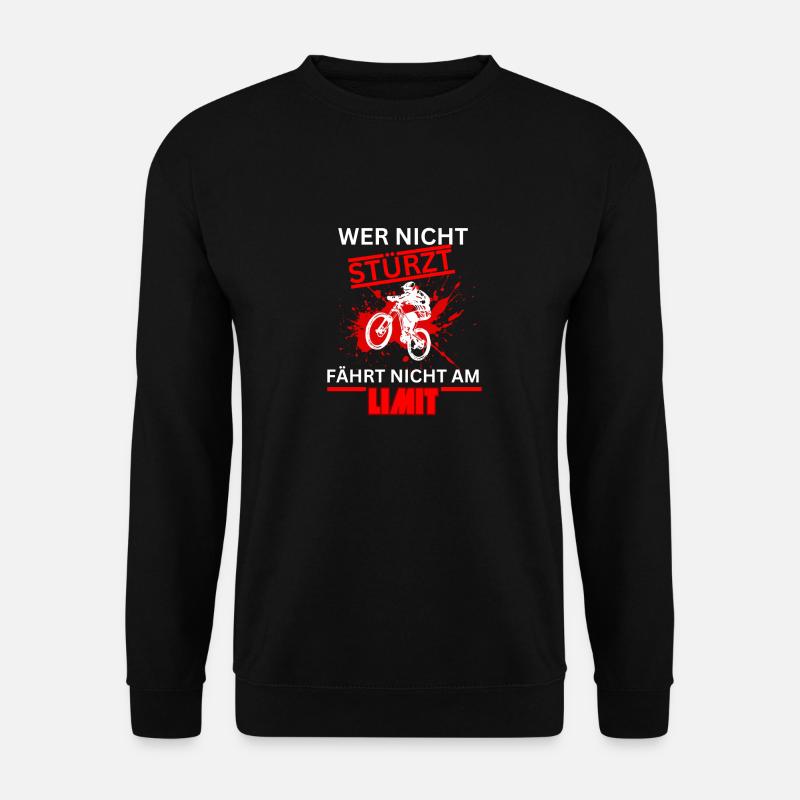 Si vous n’avez pas d’accident, vous ne roulez pas à la limite. - Sweat-shirt Unisexe - noir