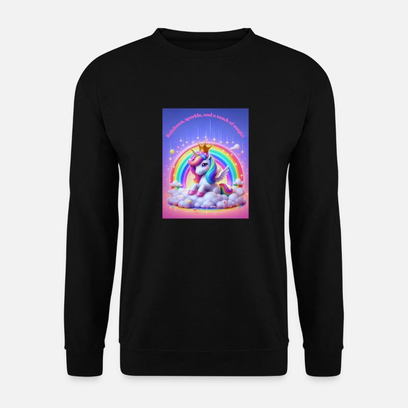 Einhorn Magie - Unisex Pullover - Schwarz