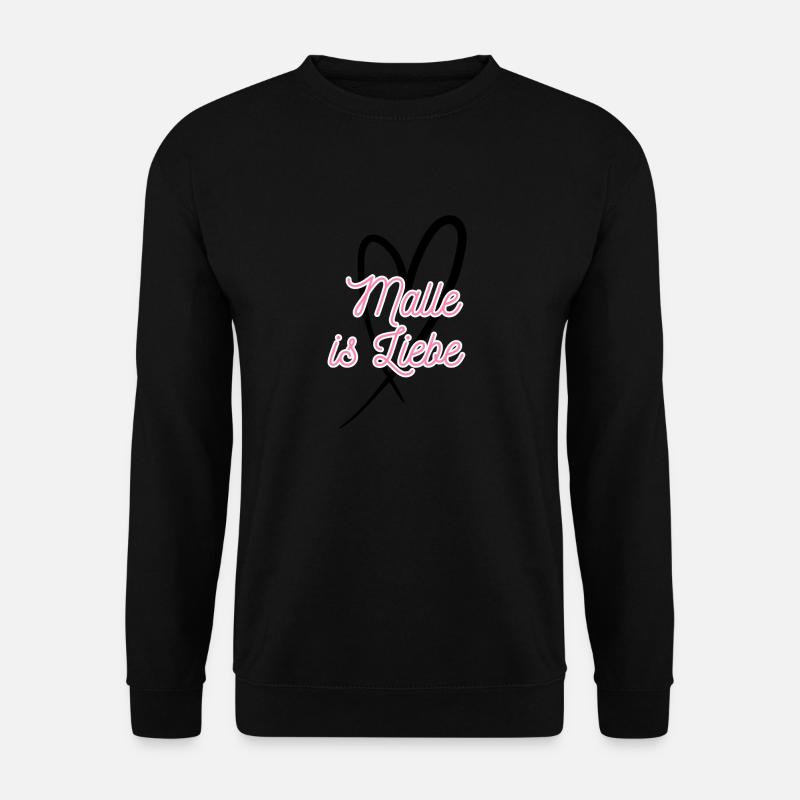 Malle ist Liebe - Unisex Pullover - Schwarz