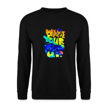 Vacation Late Summer Summer Vacation Holiday Sea Quote - Unisex Sweatshirt - black - Front - Alina (178cm) & Michal (187cm)