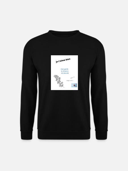covid - Sweat-shirt Unisexe - noir