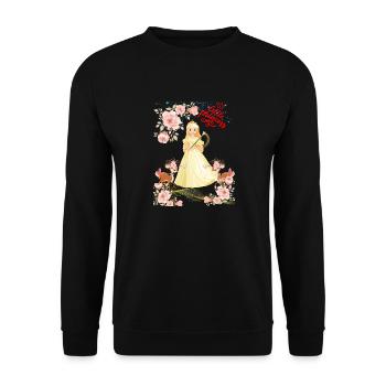 Little Princess - Unisex Sweatshirt - black - Front - Alina (178cm) & Michal (187cm)