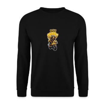 Piepton - Unisex Pullover - Schwarz - Vorne - Alina (178cm) & Michal (187cm)