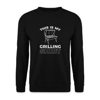 Barbecue - Sweat-shirt Unisexe - noir - Devant - Alina (178cm) & Michal (187cm)