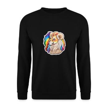 Be Pride - Unisex Sweatshirt - black - Front - Alina (178cm) & Michal (187cm)
