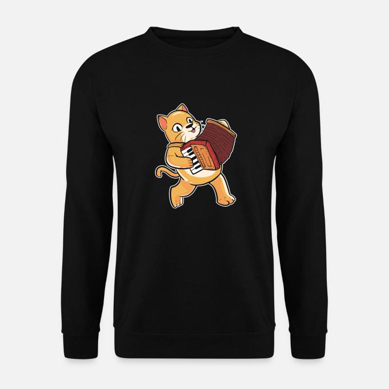 Akkordeon - Unisex Pullover - Schwarz