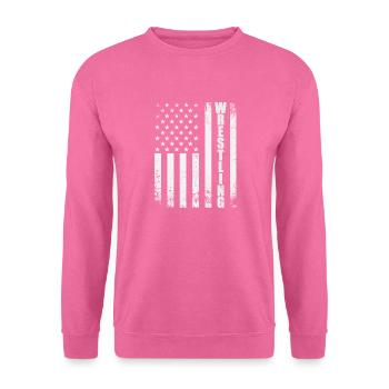 Lutte - Sweat-shirt Unisexe - rose - Devant