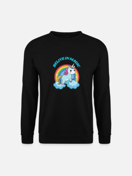 Belive in Magic - Unisex Pullover - Schwarz
