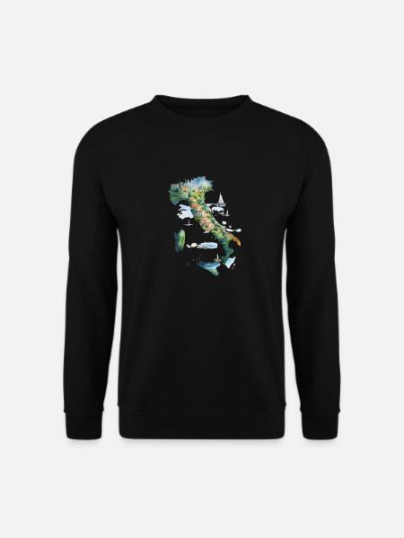 Bella Italia - Unisex Pullover - Schwarz