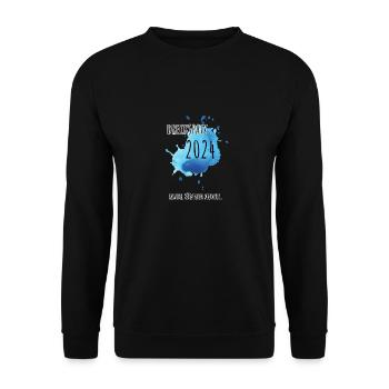 Dreckspatz 2024 - Sauber können Andere. - Unisex Pullover - Schwarz - Vorne - Alina (178cm) & Michal (187cm)