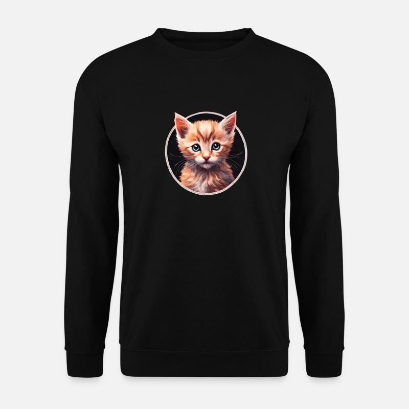 Cute kitten - Unisex Sweatshirt - black