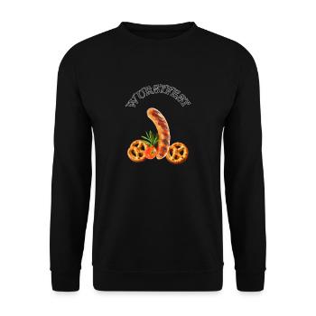 Wurstfest Men - Unisex Pullover - Schwarz - Vorne - Alina (178cm) & Michal (187cm)