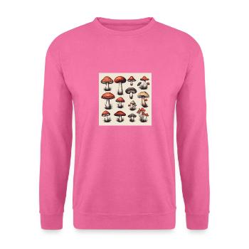 Pilze - Unisex Pullover - Pink - Vorne