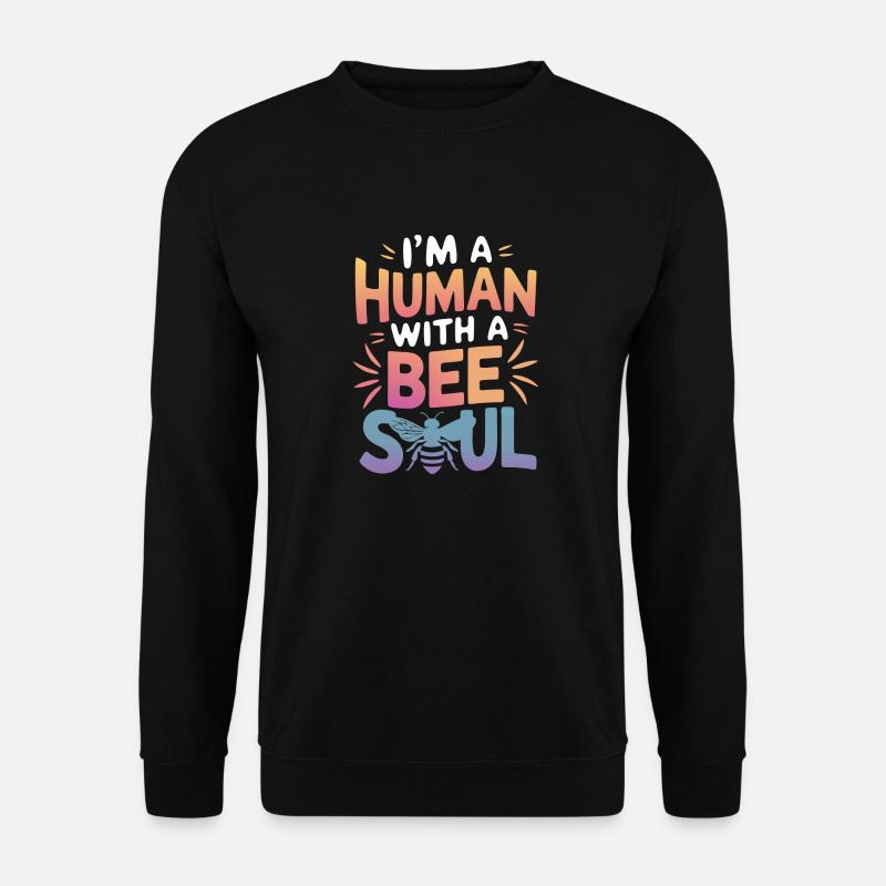 honey bee beekeeper bees bee - Unisex Sweatshirt - black