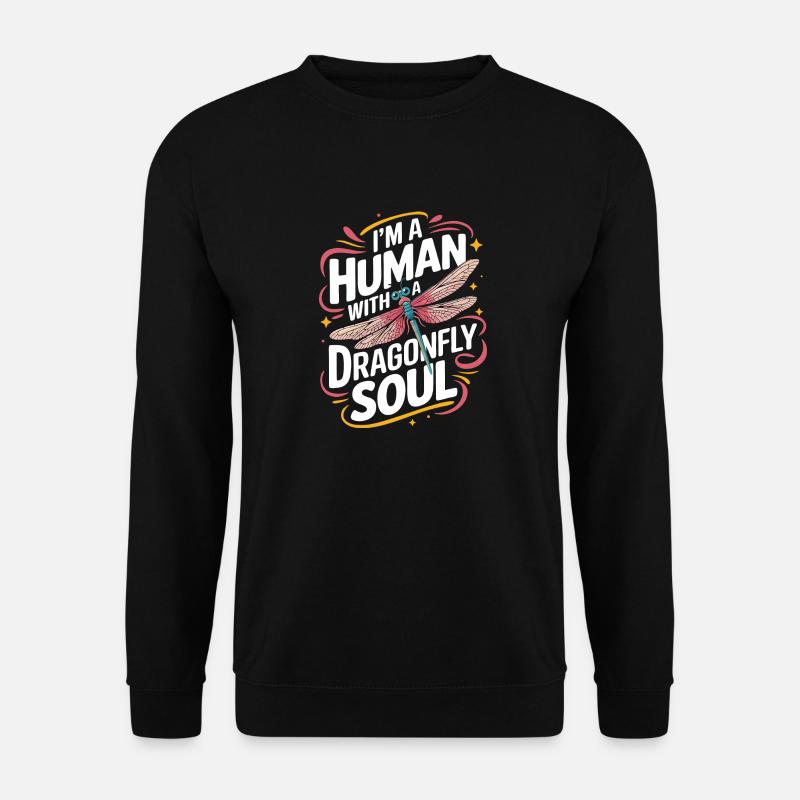 Libellule Libellules Insectes Nature - Sweat-shirt Unisexe - noir