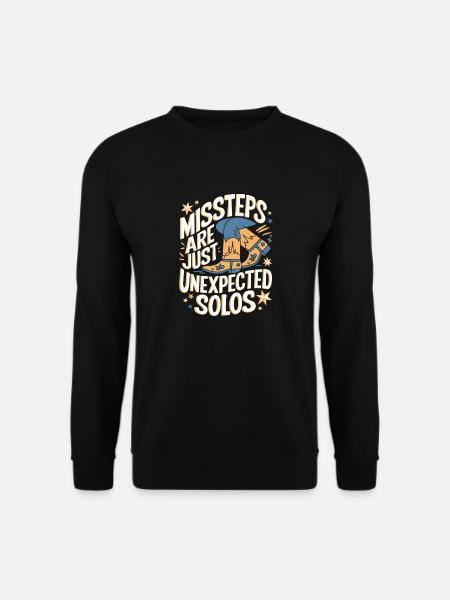 Line Dancing Dancing Dancers - Unisex Sweatshirt - black