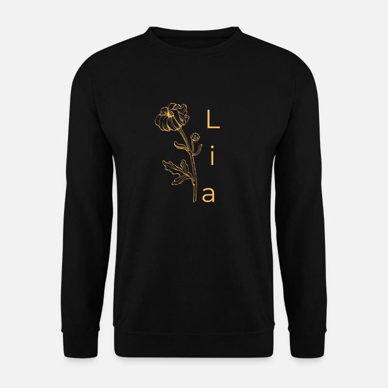 Lia - Unisex Pullover - Schwarz