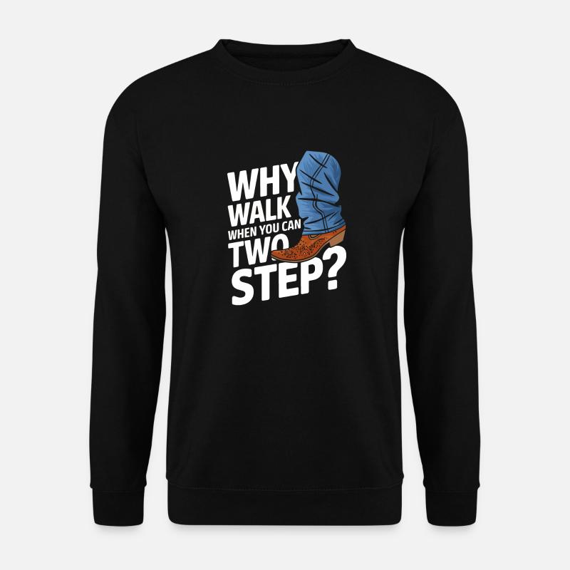 Line Dancing Dancing Dancers - Unisex Sweatshirt - black