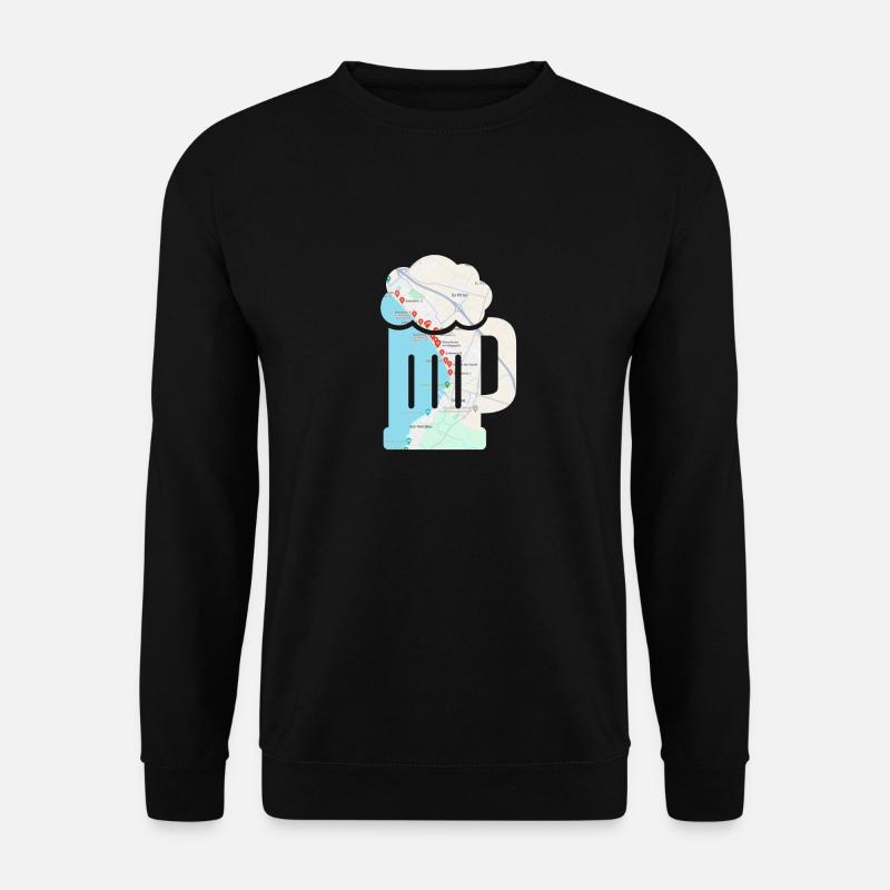 Malle-Bierglas - Unisex Pullover - Schwarz